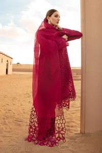 RANG RASIYA-3PC LAWN CHIKANKAARI EMBROIDERED SHIRT WITH KHADDI NET EMBROIDERED DUPATTA AND TROUSER | KF-4647