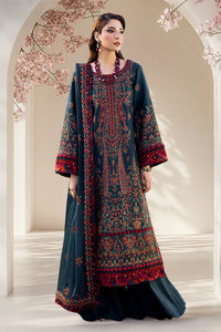 ASIM JOFA-3PC LAWN EMBROIDERED SHIRT WITH KHAADI NET EMBROIDERED DUPATTA AND TROUSER | KF-4679