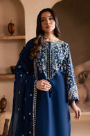 BATIK - 3PC LAWN  EMBROIDERED SHIRT WITH CHIFFON EMBROIDERED DUPATTA AND EMB TROUSER | KF-4621