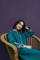 URGE-2PC DHANAK EMBROIDERED SHIRT AND EMBROIDRED TROUSER | KF-113