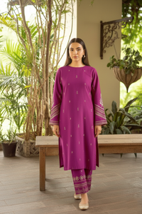 URGE - 2PC LAWN SEQUIN EMBROIDERED SHIRT WITH LAWN SEQUIN EMBROIDERED TROUSER | KF-210