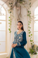 MIRANA-3PC LAWN EMBROIDERED SHIRT WITH BAMBER CHIFFON DUPATTA AND TROUSER | KF-4728