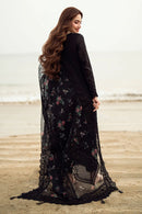 NUREH - 3PC LAWN CHIKENKARI LASER EMBROIDERED SHIRT WITH COTTON NET EMBROIDERED PRINT DUPATTA | KF-4523