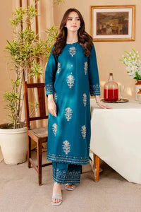 BATIK-2PC DHANAK SEQUIN EMBROIDRED SHIRT AND EMBROIDRED TROUSER | KF-107