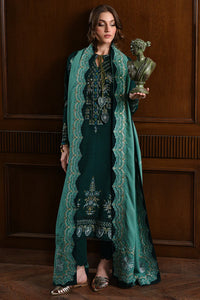 BATIK-3PC DHANAK EMBROIDERED SHIRT WITH DHANAK EMBROIDERED SHAWL AND DHANAK TROUSER | KF-4332