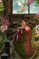 RANG RASIYA-3PC LAWN SEQUIN EMBROIDERED SHIRT WITH KHADDI NET EMB DUPATTA AND EMB TROUSER | KF-4888